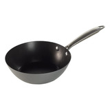 Wok Hilado De Acero Superior Nordic Ware, 8,5 Pulgadas, Negr