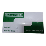 5 Cajas Guantes Latex C/polvo Clean World Examinación X100