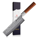 Nakiri De 17,78 Cm, Cuchillo Japonés Verduras Usuba Ma...