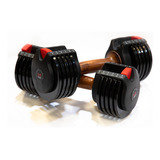 Set Mancuernas Regulables X 15 Kg Total