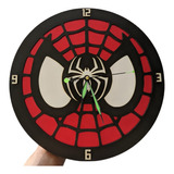Reloj Spiderman Pared Superhéroe Personalizado Regalo Niño