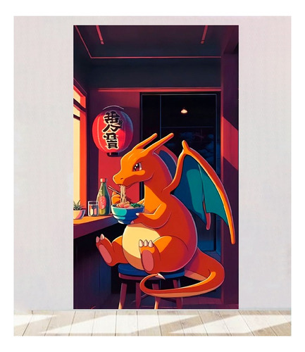 Cuadro Decorativo Pokemon  Anime  29x50 Cm 