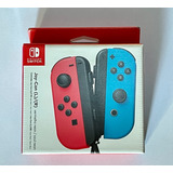 Controle Joycon Oficial Nintendo Joy-con Red/ Blue Lacrado