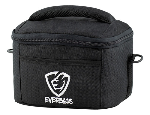 Bolsa Térmica Fitness Lancheira Marmiteira Academia Blk