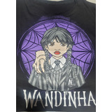 T-shirts Blusa Cropped Wandinha Vandinha Juvenil Maozinha