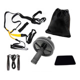 Kit Bandas Suspension , Rueda Abdominal, Lazo Salto, Anclaje