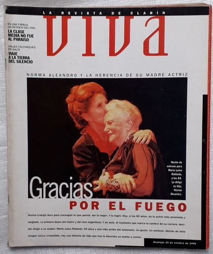 Revista Viva Norma Aleandro Andre Luthiers Pitt Pappo 1996