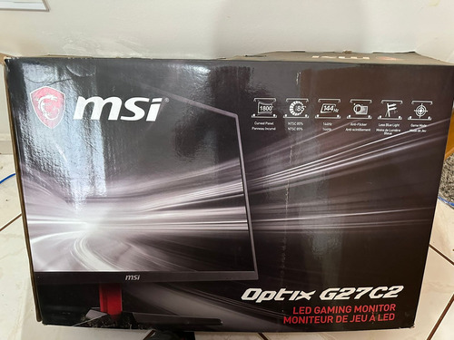 Monitor Gamer Msi 27 Full Hd 144hz 1ms Curvo