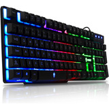 Teclado Gamer Semi Mecanico Evolut Para Pc Ps4 Xbox One Usb