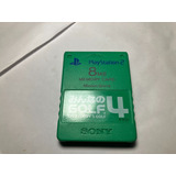 Edição Especial Memory Card Sony Original Golf 4 Verde Ps2