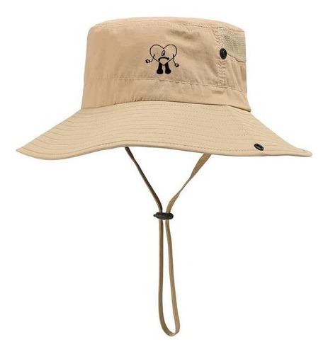 Un Verano Sin Ti Merch Heart Safari Sombrero Pescador Beige