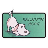 Limpia Pie Tapete Alfombra Motivo Animalitos Welcome Home