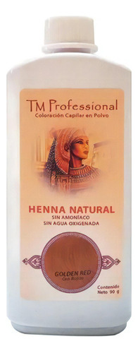  Henna Natural Tm Professional En Polvo 90grs Tono Golden Red