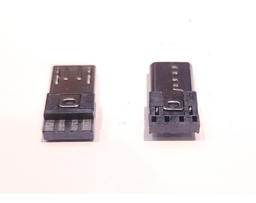 Conector Microusb Macho Para Soldar En Cable - 4 Contactos