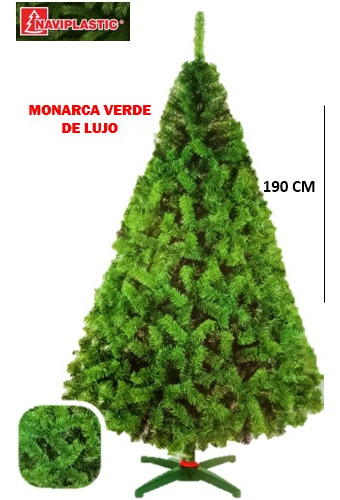 Pino Monarca Verde De Lujo, Marca Naviplastic, 1.90m