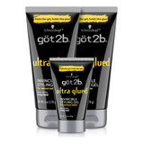 Got2b Gel De Peinado Invencible Ultra Pegado, 2 Tubos De 6 O