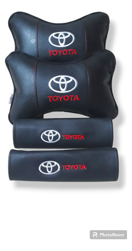 Kit De 2 Almohadas Cervicales Y 2 Cubre Cinturones Toyota