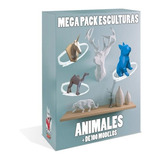 Mega Pack Papercraft 3d + 100 Modelos Animales Imprimible!