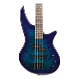 Jackson Js Series Spectra Bass Js2p, Blue Burst, Laurel Diap