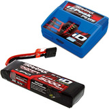 Kit Cargador + Bateria  5000mah 3s 25c 11.1v Lipo Para Carro