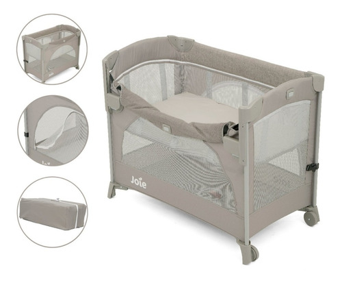 Cuna Colecho Joie Kubbie Sleep Con Cremallera Lateral 