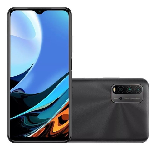 Smartphone Xiaomi Redmi 9t Tela 6,53 4gb/128gb 4g Cor Cinza 