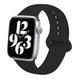 Correa De Silicona Para Apple Watch 42mm S/m Colores