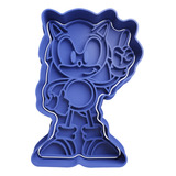  Cortador De Galletas Sonic El Erizo 5cm