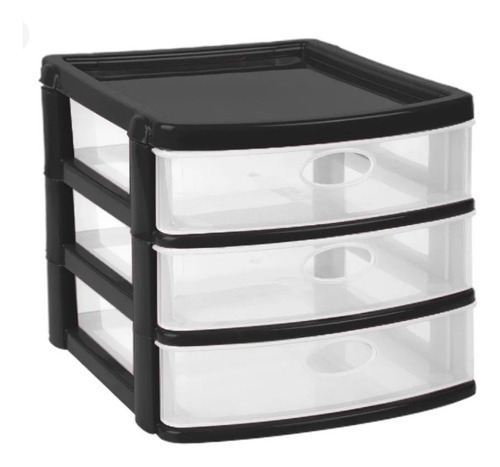 Organizador Pvc Plástico 3 Cajones 