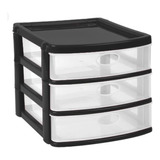 Organizador Pvc Plástico 3 Cajones 