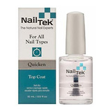 Nail Tek Terapias, Quicken Rápido Secado La Capa Superior.