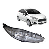 Farol Cromado New Fiesta 2013 2014 2015 2016 2017 Tyc