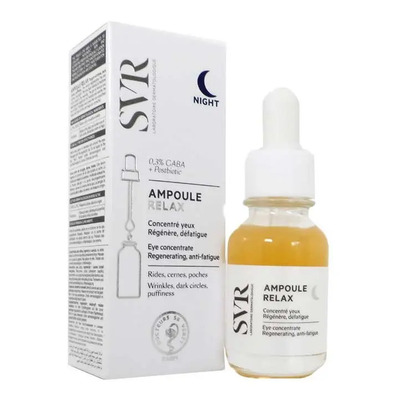 Sérum Contorno de Ojos Nocturno Hipoalergénico SVR Ampoule Relax 15ml | Meses sin interés