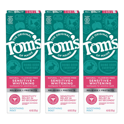 Pasta Dental Tom's Of Maine Sensitive + Whitening 120 Ml, Pa
