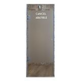 Cancel Para Baño Puerta Abatible Vidrio Esmerilado 85x190 Cm