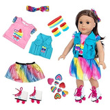 Blgkec American 18 Inch Girl Doll Accessories Doll Clothes,