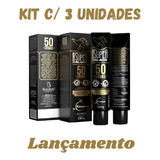  Kit C/3 Pomada Massageadora Super Black 50 Ervas 150g Fragr