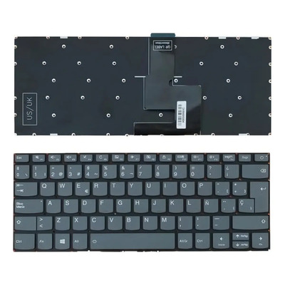 Teclado Lenovo Para Ideapad S145-14igm S145-14ikb Color Gris oscuro | MercadoLibre