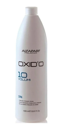 Agua Oxigenada Alfaparf Oxidante 10 Volumes 1l