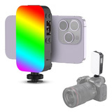 Luz De Video Led Rgb, Luz De Clip De Selfie Portátil T...