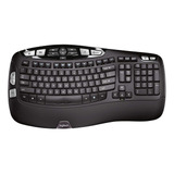 Teclado Ergonómico Inalámbrico K350 Wave Con Tecnolog...