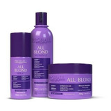 Kit All Blond Manutenção E Nutrição Para Loiros Prohall