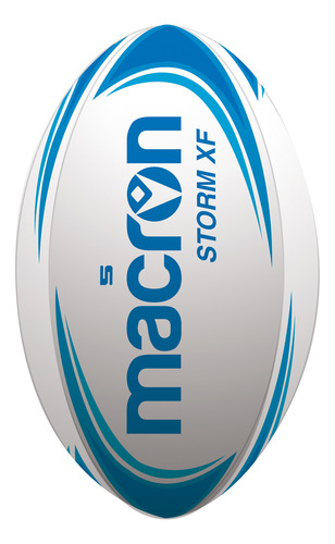 Balón Rugby Macron Storm Xf Blanco-azulino T4