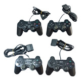 Lote 5 Controles Ps2 Com Defeitos