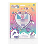 Kit De Maquillaje Infantil Pequeño Unicornios Aprobado Anmat