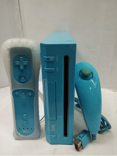 Consola De Nintendo Wii Azul Original 