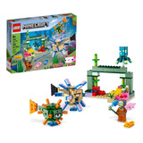 Lego Minecraft 21180 A Batalha Do Guardião (255pcs)