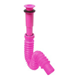 Fleximatic 2235r Cespol Flexible Color Rosa P/lavabo