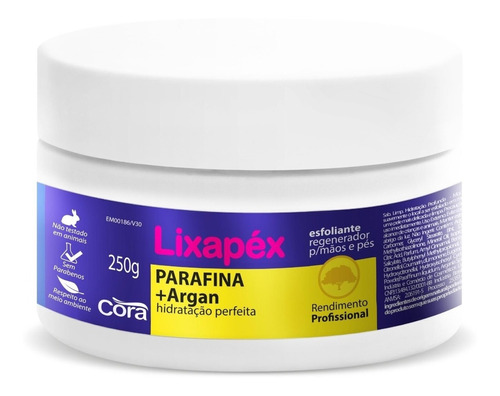 Spa Dos Pés Lixapéx Esfoliante Parafina + Argan 250g Cora