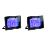 Kit 2 Holofote 50w Azul Led Decoração Piscina Fachada